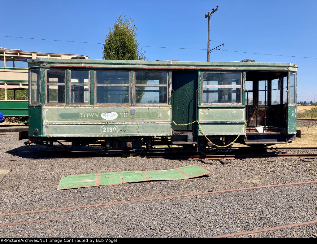 Brussels tram trailer 2190